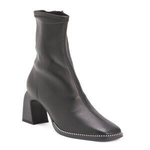 CAVERLEY SHOES Black Leather Wilson Boots